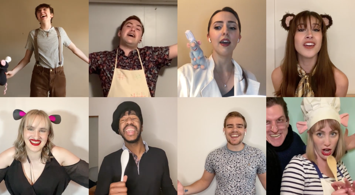Some of the TikTok users who created the "Ratatouille" musical.