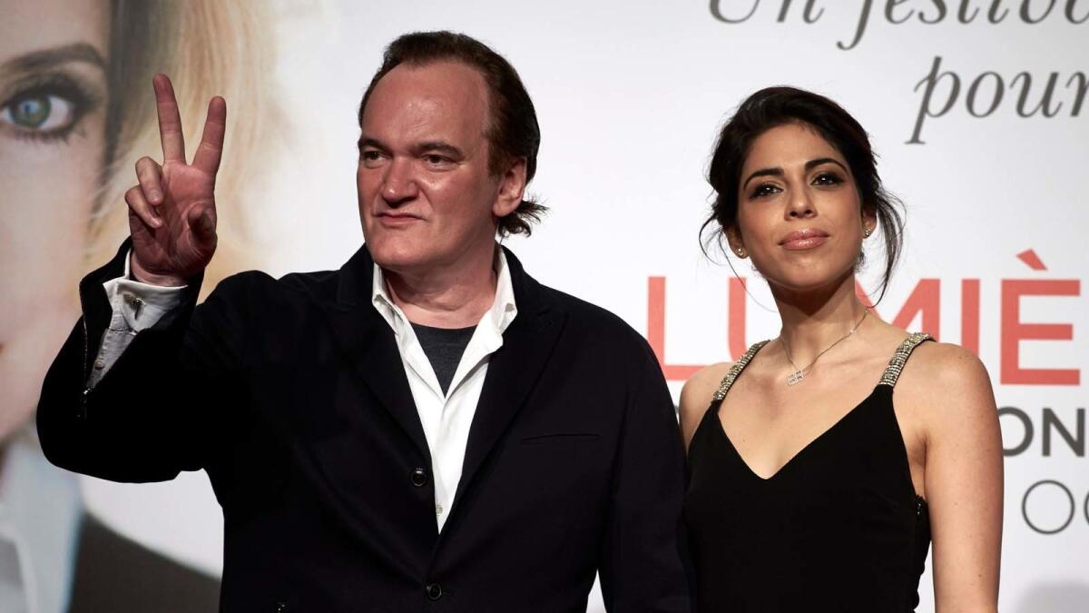 Quentin Tarantino and Daniella Pick 