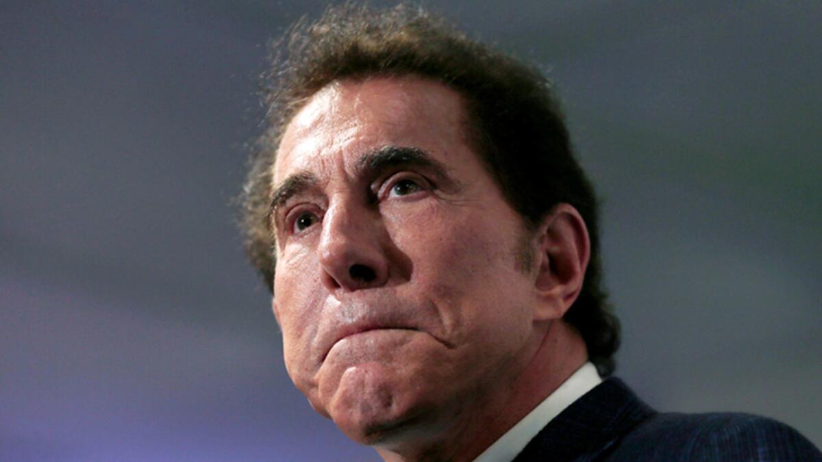 Steve Wynn at a news conference in 2016.