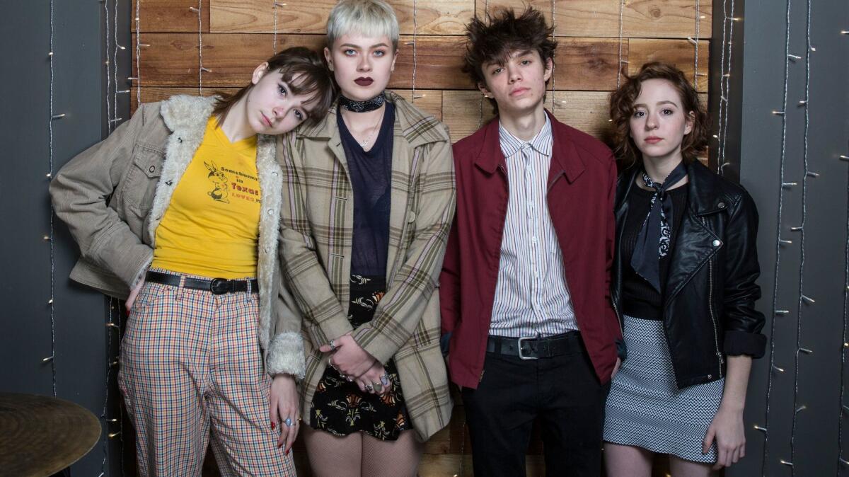 The Regrettes, from left, Lydia Night, Sage Chavis, Maxx Morando and Genessa Gariano, released one of 2017's finest albums in "Feel Your Feelings Fool!"