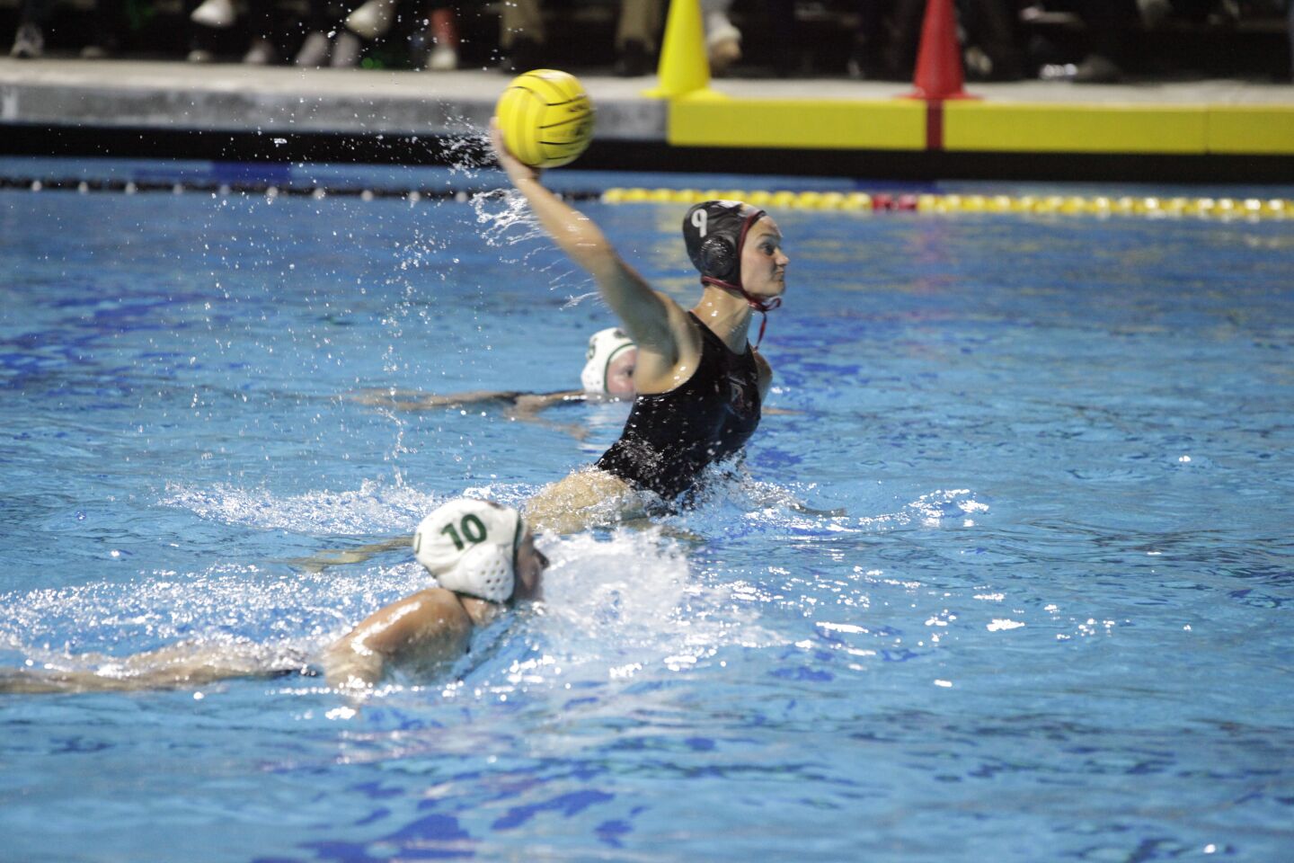 Bishop's Julia Bonaguidi plays in the Knights' 19-6 victory over Helix in the CIF San Diego Section Open Division title game.