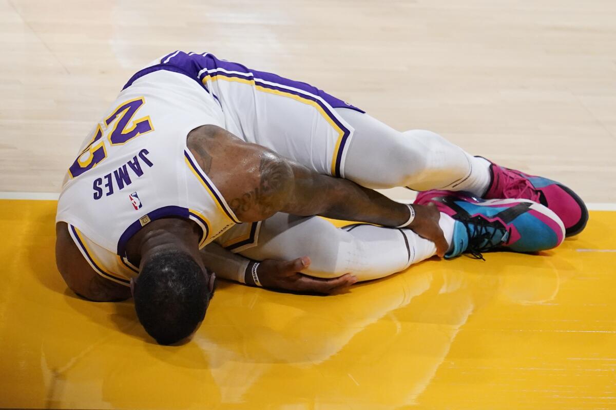 Los Angeles Lakers forward LeBron James