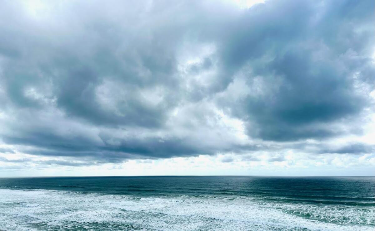 A modest Pacific storm will arrive from the northwest late Tuesday night.