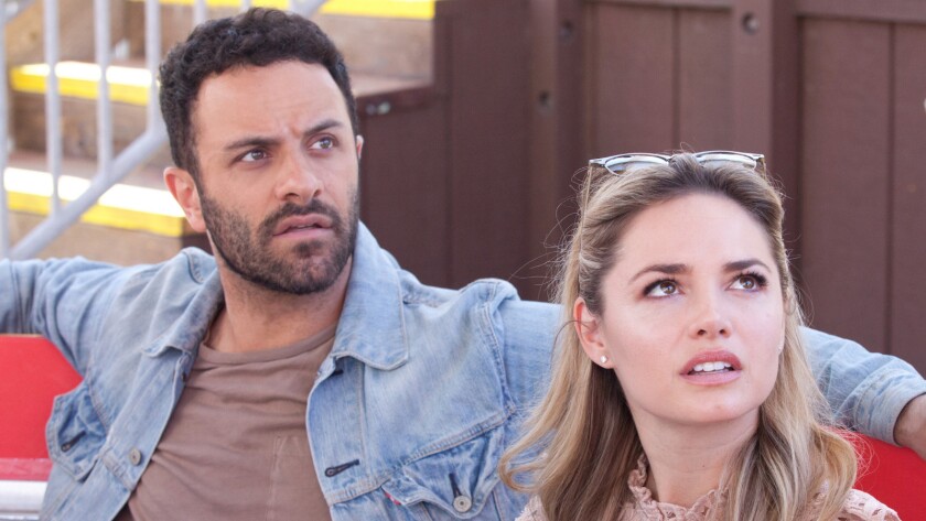Aaron Costa Ganis and Annie Heise in the movie 'First Love'