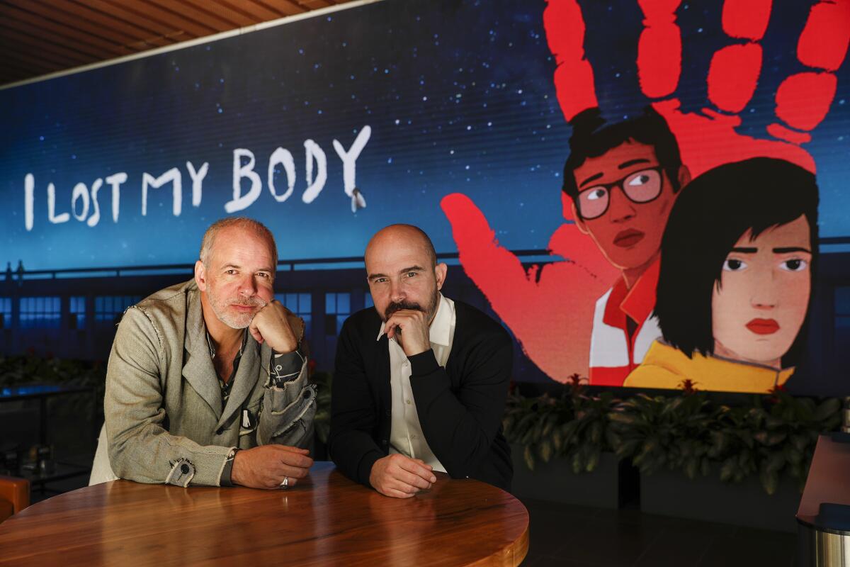 Producer Marc du Pontavice and director Jérémy Clapin brought the eccentric animated tale "I Lost My Body" to the screen.
