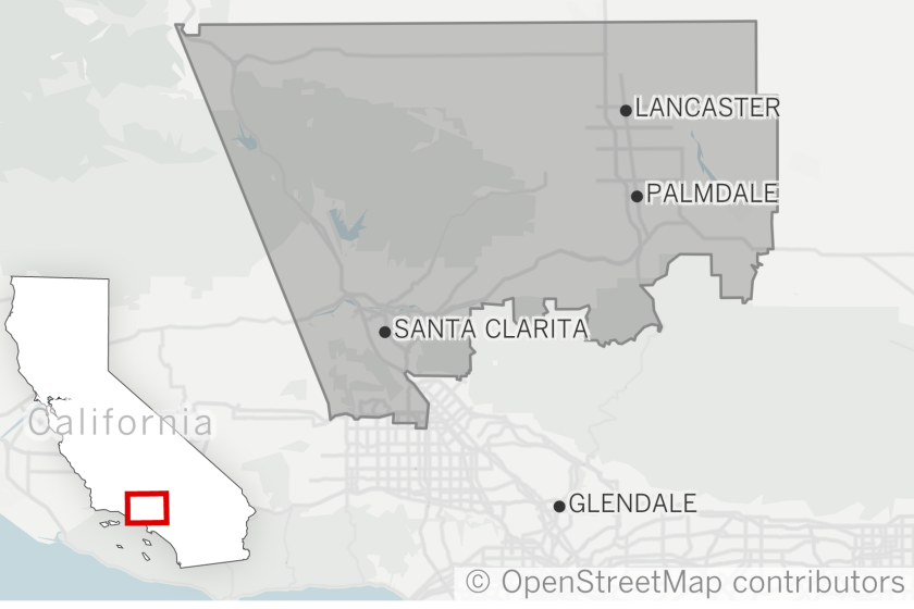 map of California's 27th congressional district