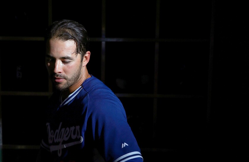 Andre Ethier has become the odd man out in the Dodgers outfield this season.