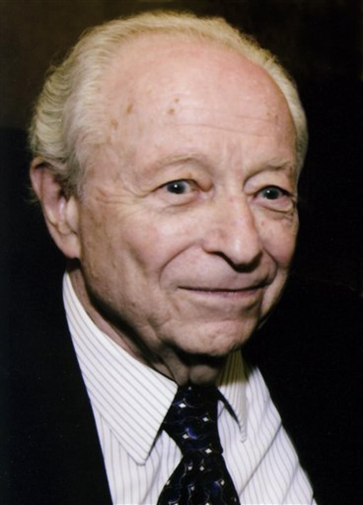This undated photo provided by The Weekly Standard shows Irving Kristol, who died Friday, September 18, 2009. He Was 89. (AP Photo/The Weekly Standard)
