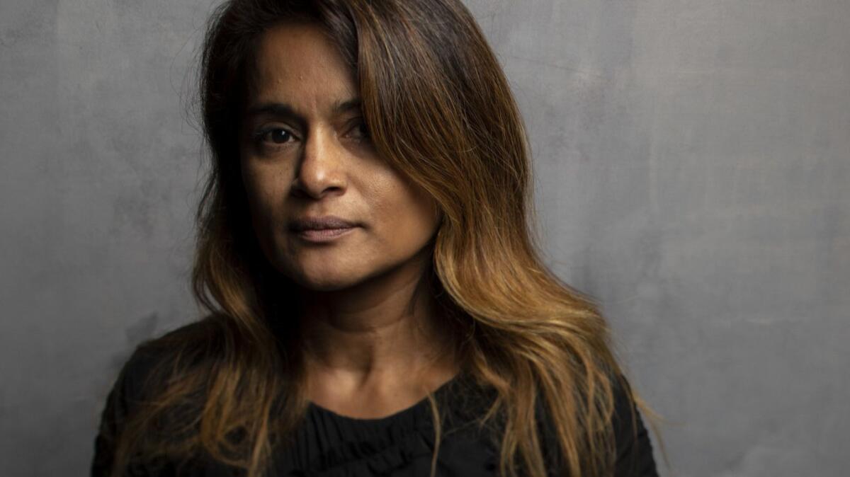 "The Lie" writer-director Veena Sud premiered her thriller at the Toronto International Film Festival.