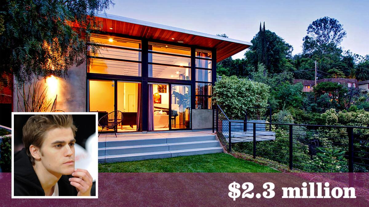 "Vampire Diaries" star Paul Wesley has sold his home in Studio City for over the asking price.