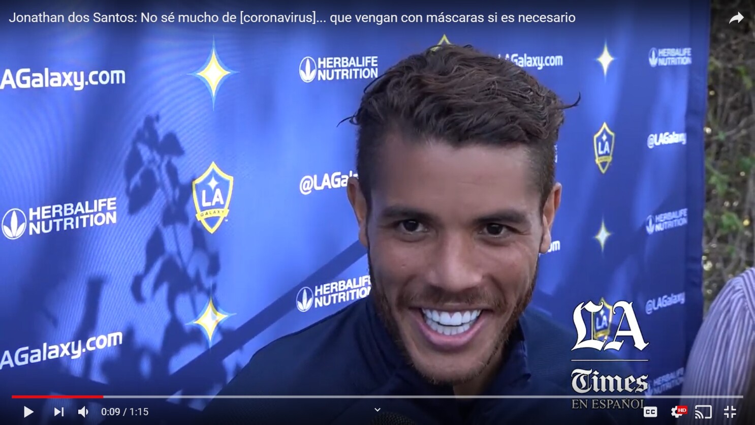 Galaxy S Jonathan Dos Santos Will Miss Mls Is Back Tournament Los Angeles Times