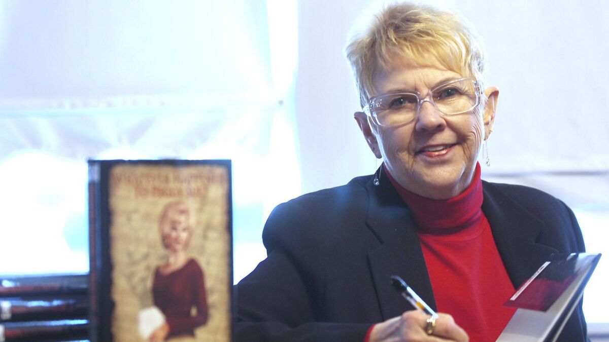 Peggy Sue Gerron, in a 2008 file photo from the unveiling her book, "What Ever Happened to Peggy Sue."
