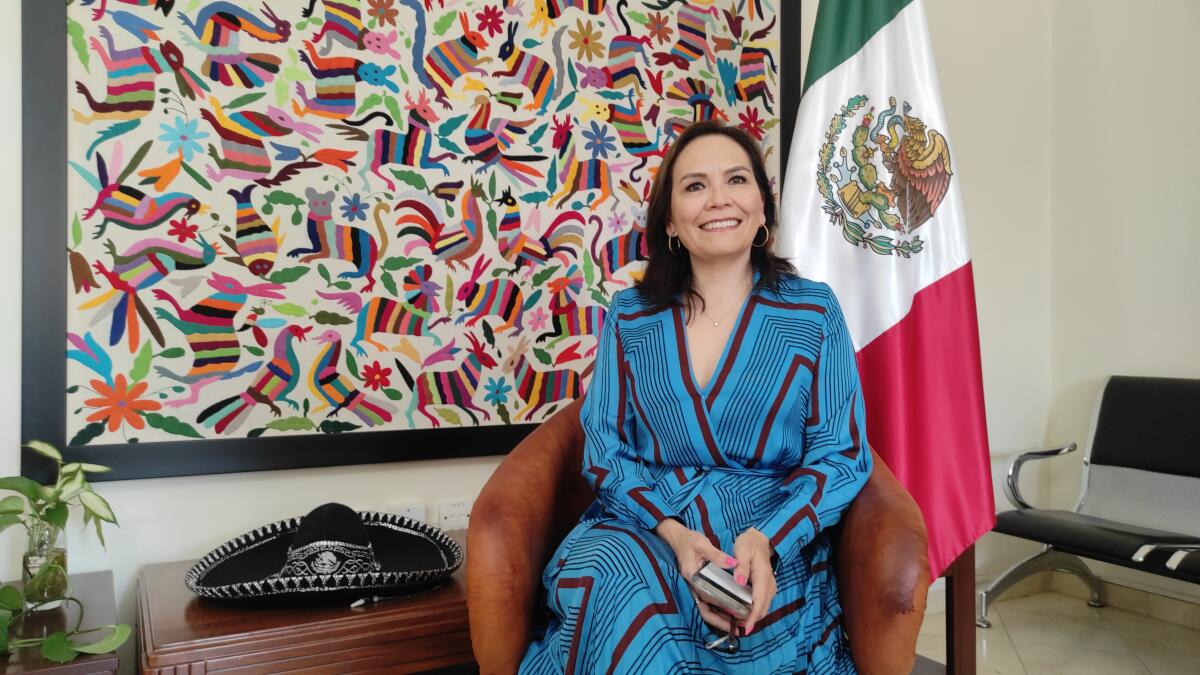 Carmen Bernal, embajadora de México en Qatar.