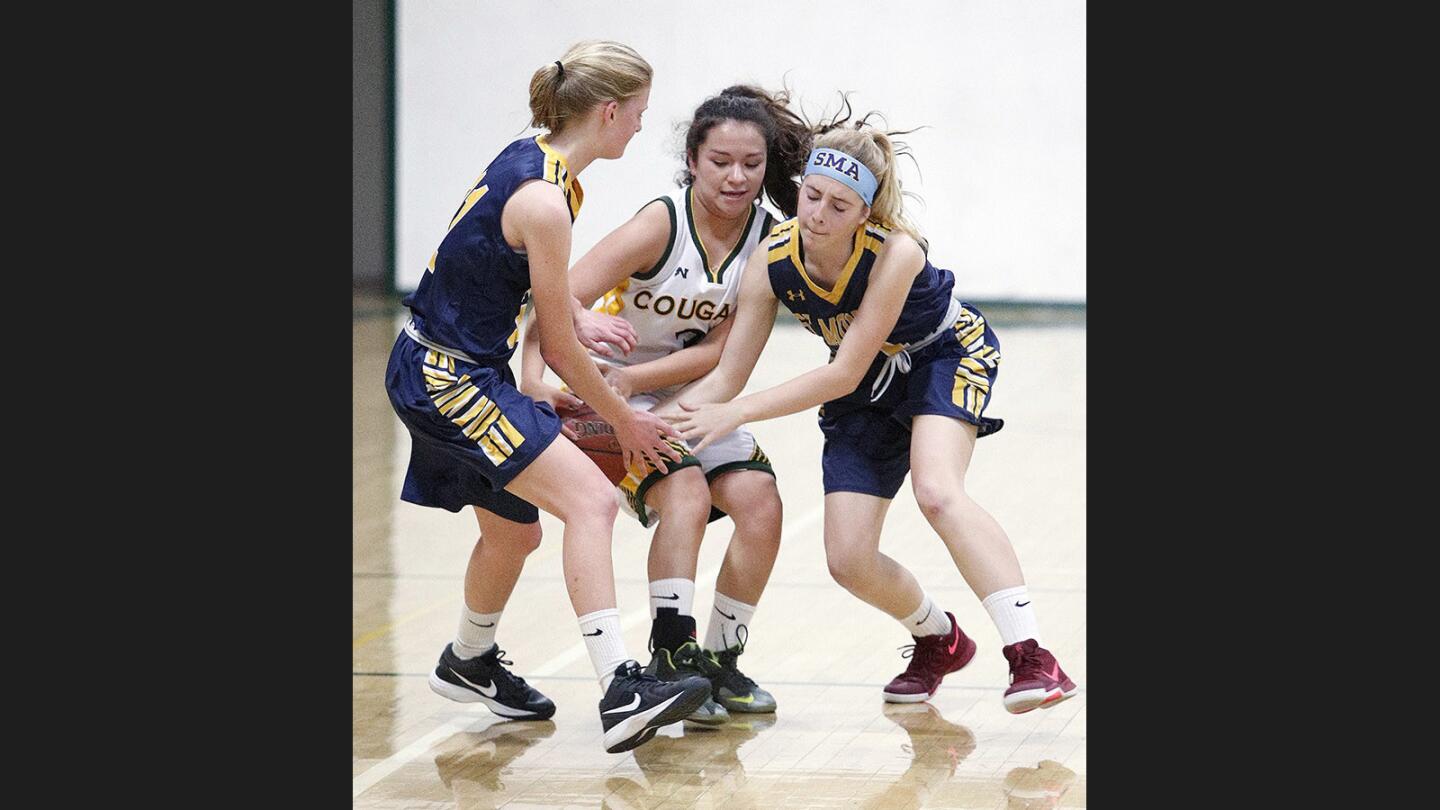 Photo Gallery: Glendale Adventist Academy vs. St. Monica Academy in non-league girls' basketball