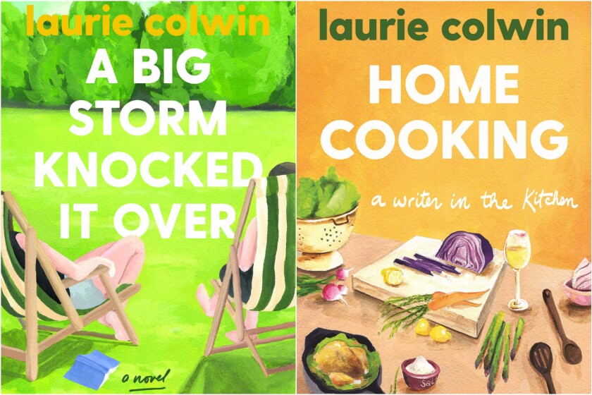 Covers of Laurie Colwin’s books "Goodbye Without Leaving" and "Home Cooking"