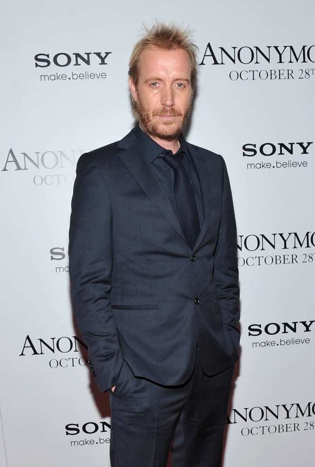 "Anonymous" star Rhys Ifans at the film's New York premiere Thursday, Oct. 20 at the Museum of Modern Art.