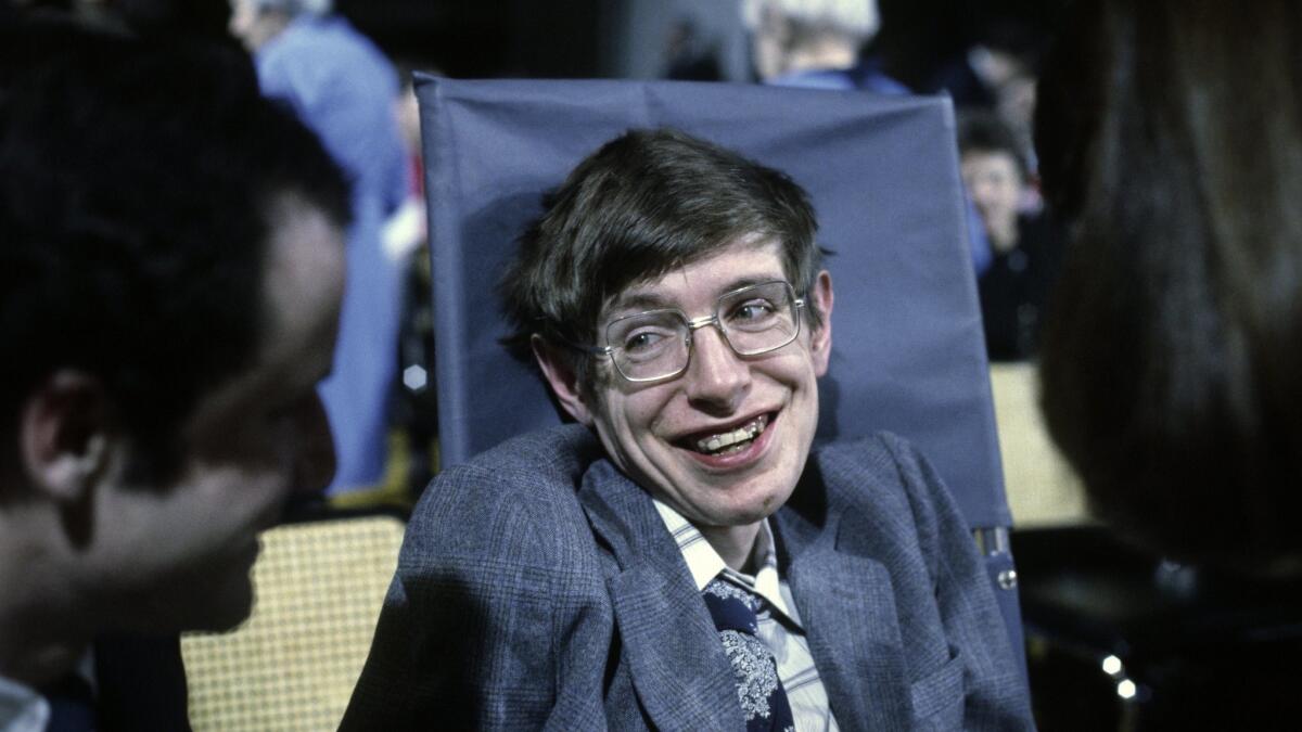 Stephen Hawking in 1979.