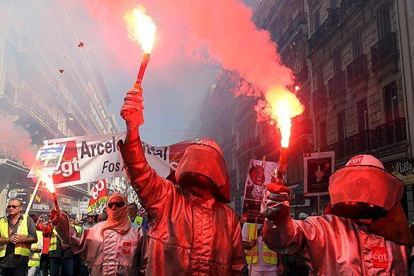 May Day pictures - - France