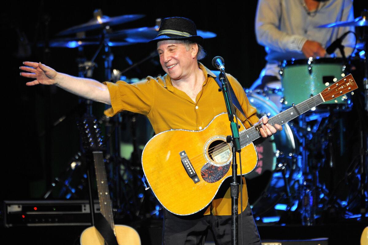 Singer-songwriter Paul Simon will perform Aug. 2 at the Baseball Hall of Fame and Museum concert in Cooperstown, N.Y.