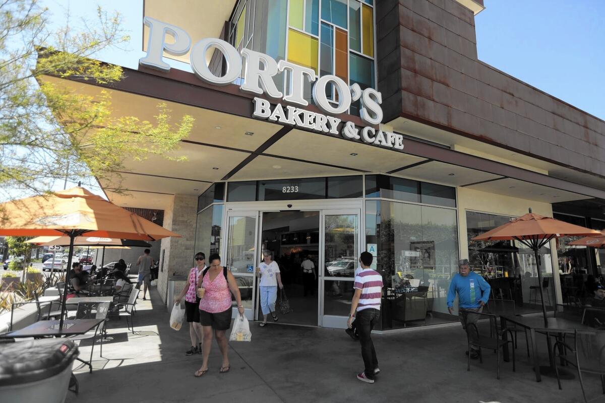 The Porto's Bakery location in Downey is temporarily closed after three employees tested positive for COVID-19.