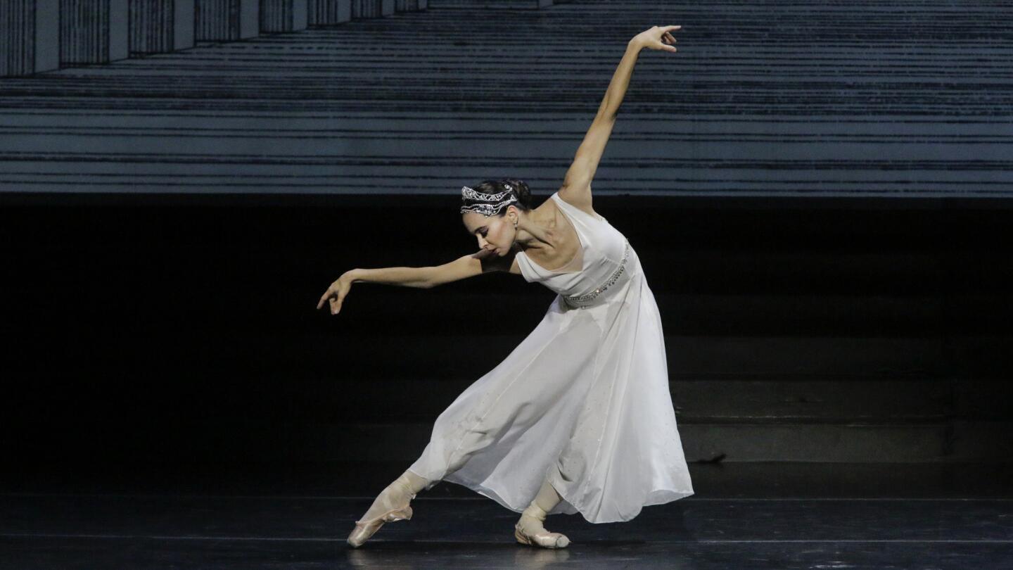 Diana Vishneva as Cinderella in the Mariinsky Ballet's "Cinderella" at the Dorothy Chandler Pavilion in downtown Los Angeles on Oct. 8.