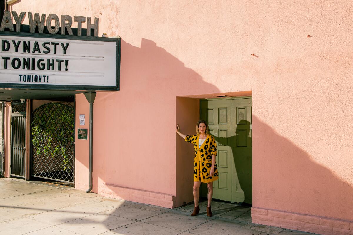 Vanessa Ragland photographed at an L.A. comedy club called Dynasty Typewriter. 
