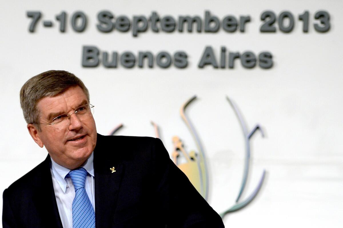 Thomas Bach has been elected as the new president of the International Olympic Committee.
