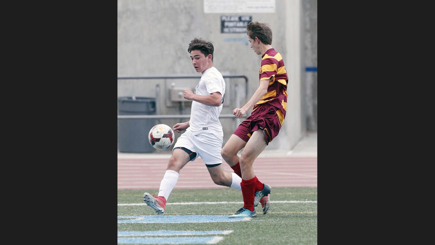 Photo Gallery: Crescenta Valley vs. La Canada in nonleague boys' soccer