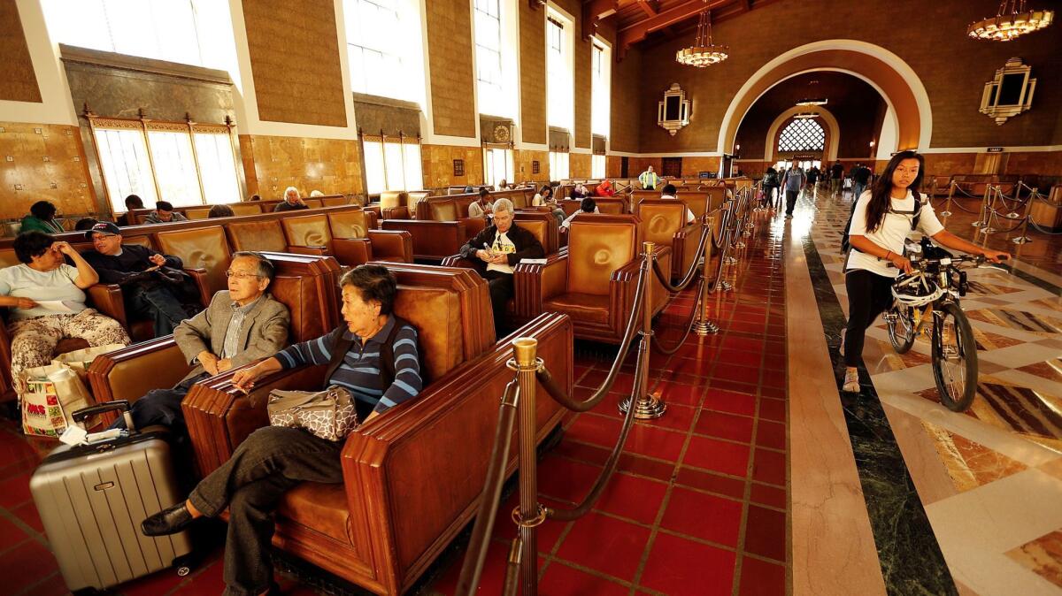 New Lyft users get $5 off rides when booking with Amtrak's mobile app, whether you're going to Los Angeles Union Station in downtown L.A. or elsewhere.