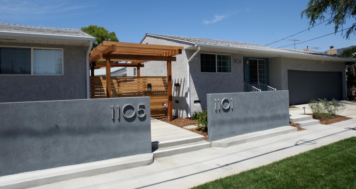 The goal of the bungalows is to have the veterans establish themselves financially to the point where they can move into "mainstream housing and allow other veterans to make use of the units," said Judith Arandes, executive director for the Burbank Housing Corp.