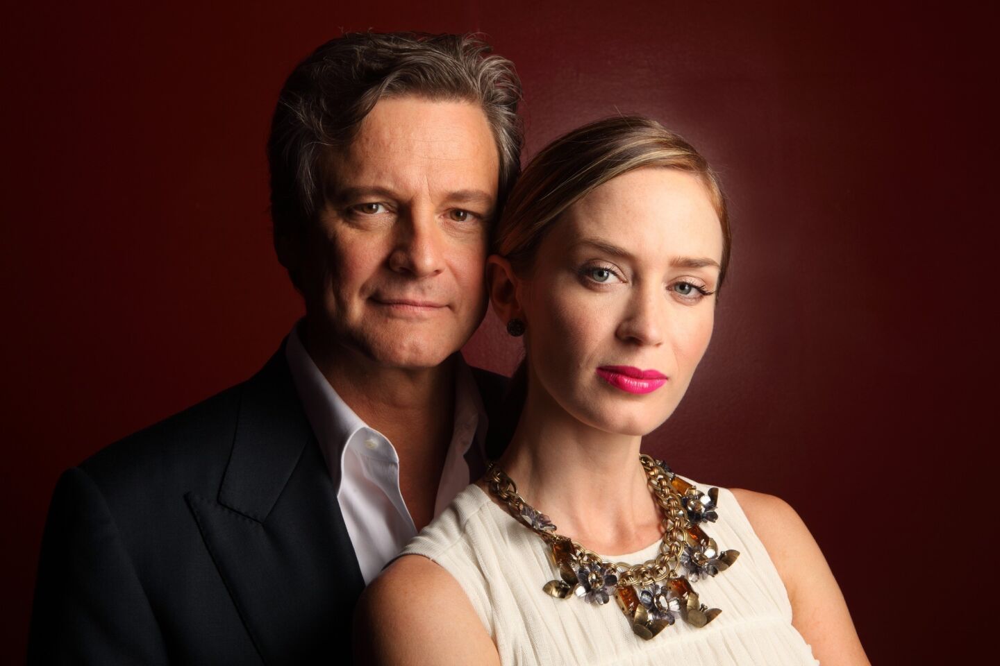 Colin Firth and Emily Blunt