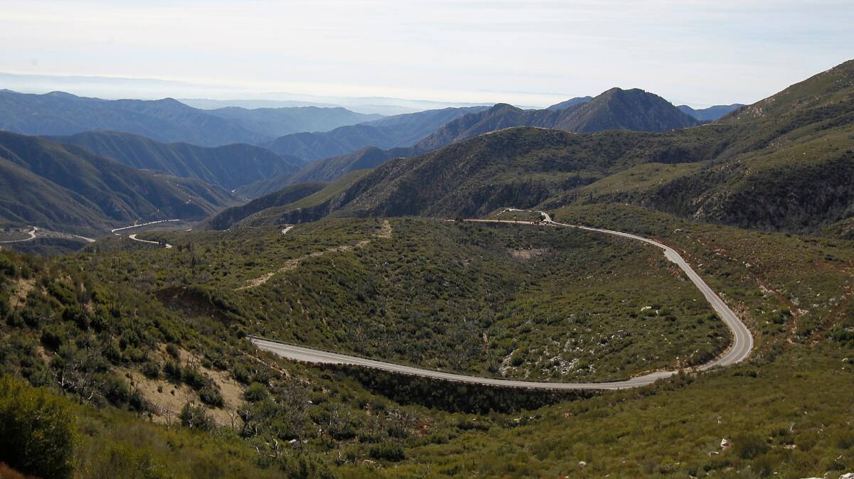 A motorcycle rider was found dead Monday off Highway 39 in the San Gabriel Mountains.