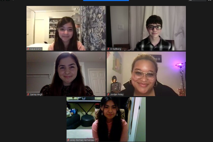 Playwrights Project 2020 California Young Playwrights Contest winners