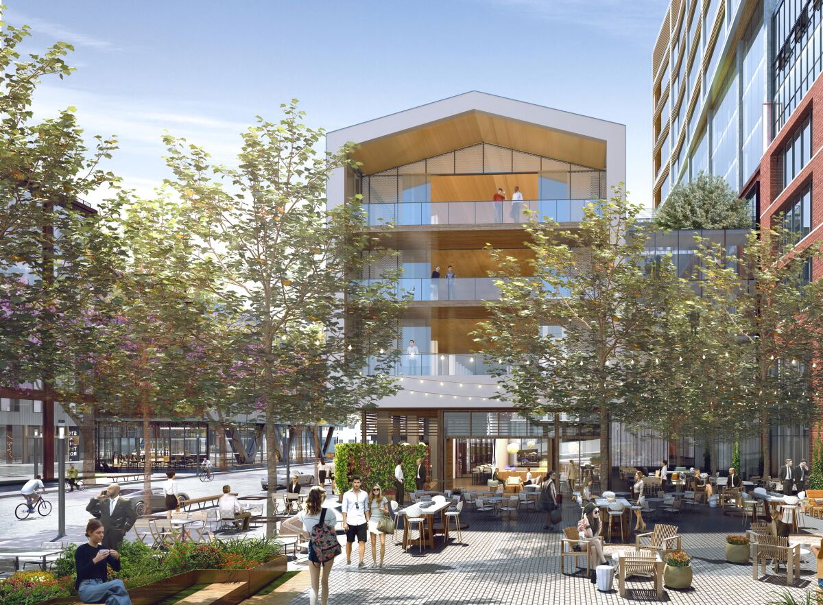 Rendering of the Kilroy East Village project 