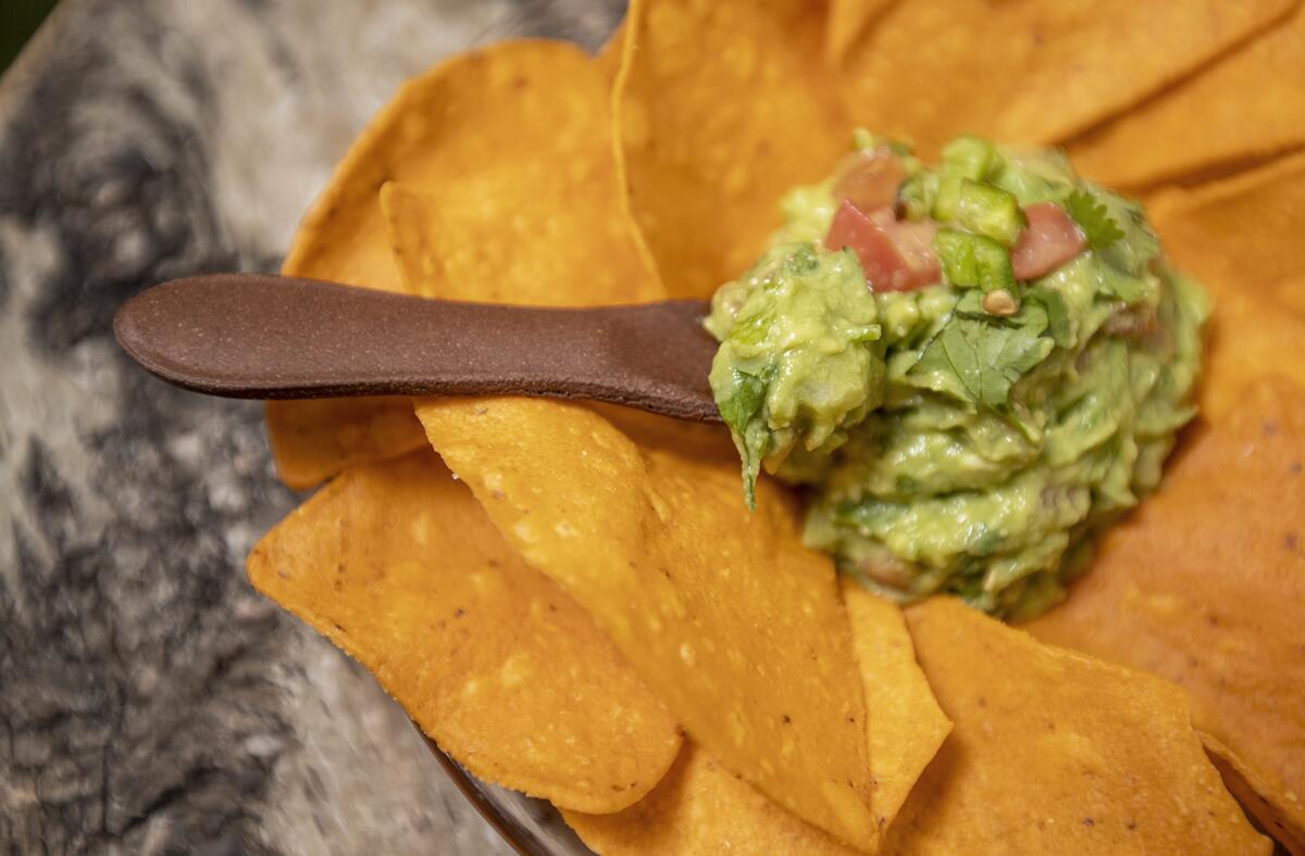 If you're feeling adventurous, the edible spoons can even be used for guacamole.