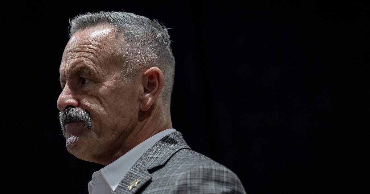 Le shérif du comté de Riverside, Chad Bianco, met fin à son enquête sur la fraude électorale