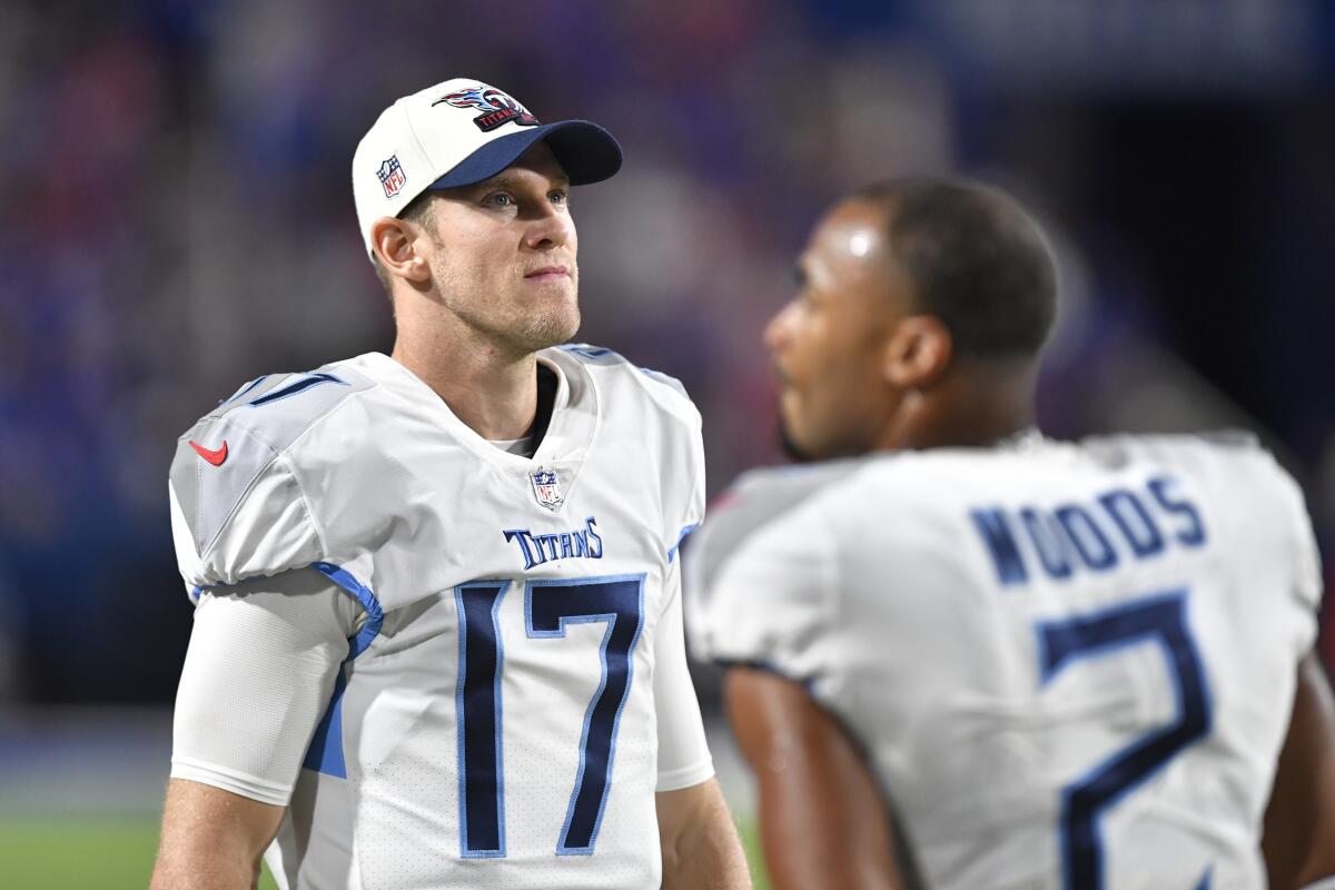Titans drop to 0-2 by unraveling in 41-7 loss to Bills - The San