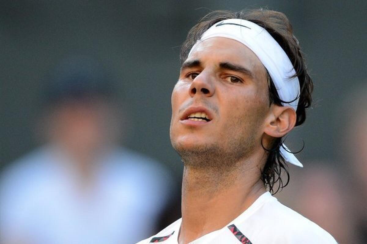 Rafael Nadal has a stomach virus that will keep him from competing this week.