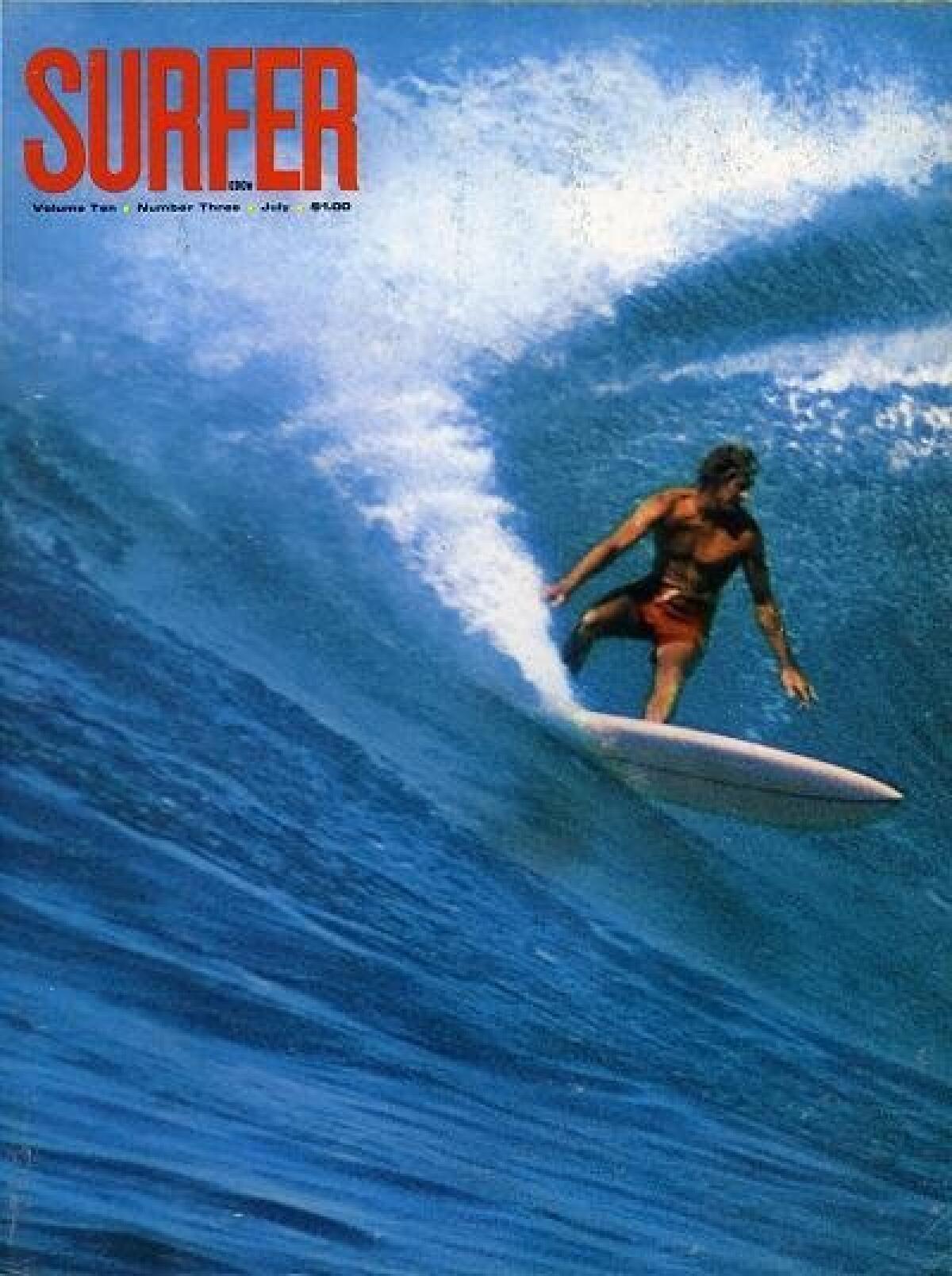 Surfer magazine cover.
