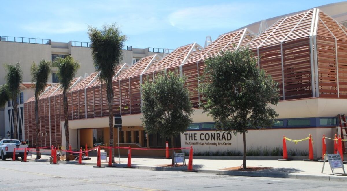 The Conrad Prebys Performing Arts Center, home to the La Jolla Music Society at 7600 Fay Ave.