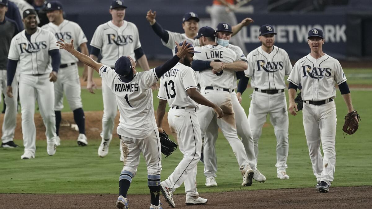 Tampa Bay Rays win American League pennant, will face Dodgers or