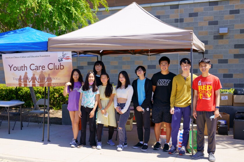 The Youth Care Club held an electronics recycling event.