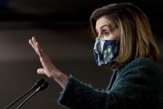 House Speaker Nancy Pelosi of Calif. speaks at a news conference on Capitol Hill in Washington, Thursday, Jan. 28, 2021. (AP Photo/Andrew Harnik)