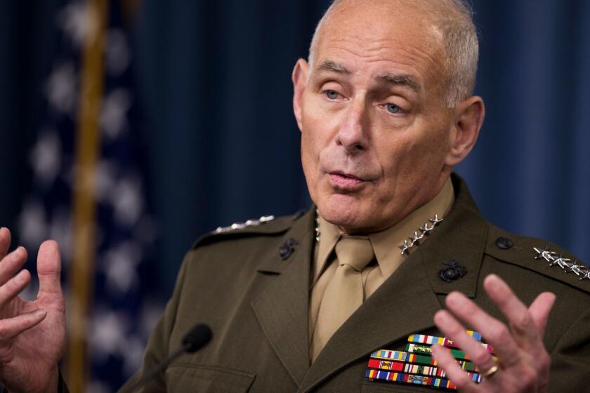 Gen. John Kelly at the Pentagon last January, the month he retired from the Marine Corps.