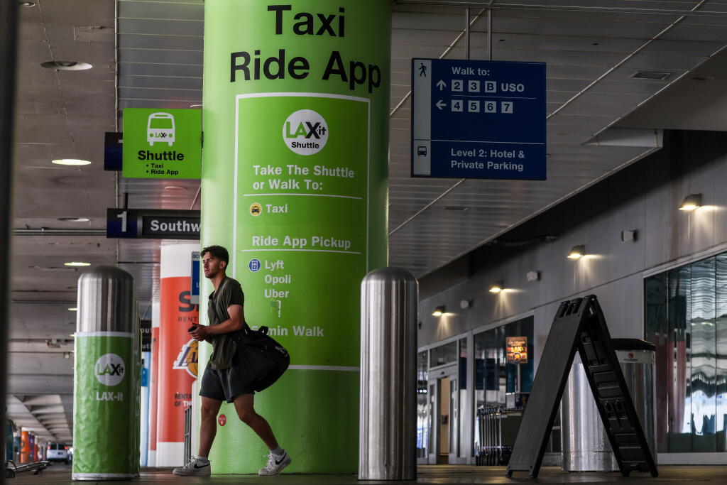 Lax Rickshaw LAX plans to move its Uber, Lyft, taxi lot in 2026 - Los Angeles Times