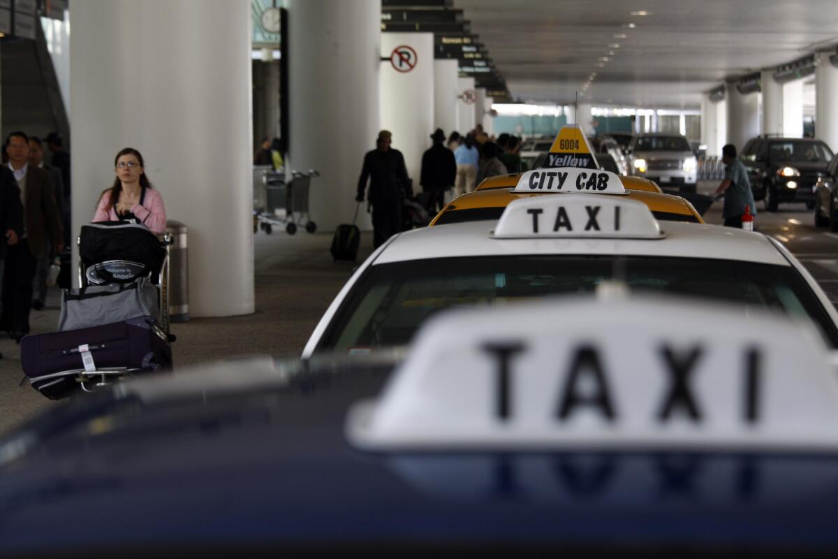 More than 40 citations were handed out at Los Angeles International Airport this week in an operation that focused on limousine, taxi and van drivers.
