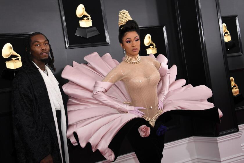 Cardi B and Offset arrive for the 61st Annual Grammy Awards