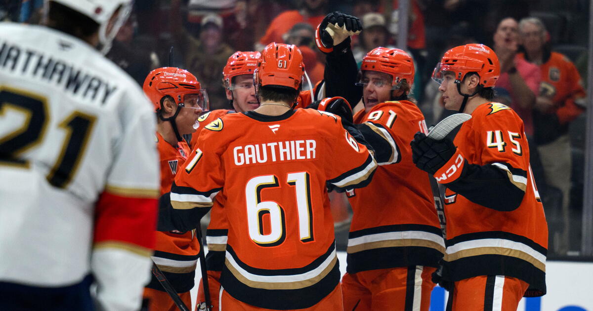 Cutter Gauthier, Mikael Granlund power Ducks to overtime win against Panthers