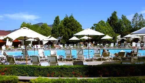 The Pala Casino Spa Resort, in north San Diego County, is undergoing a $100-million renovation. Pictured here is the resort's large, uncrowded pool, which has 12 cabanas with TVs and stocked refrigerators. On weekends, cabana rentals cost $85 for half a day or $150 for a full day. Full-day rentals include poolside lunches.
