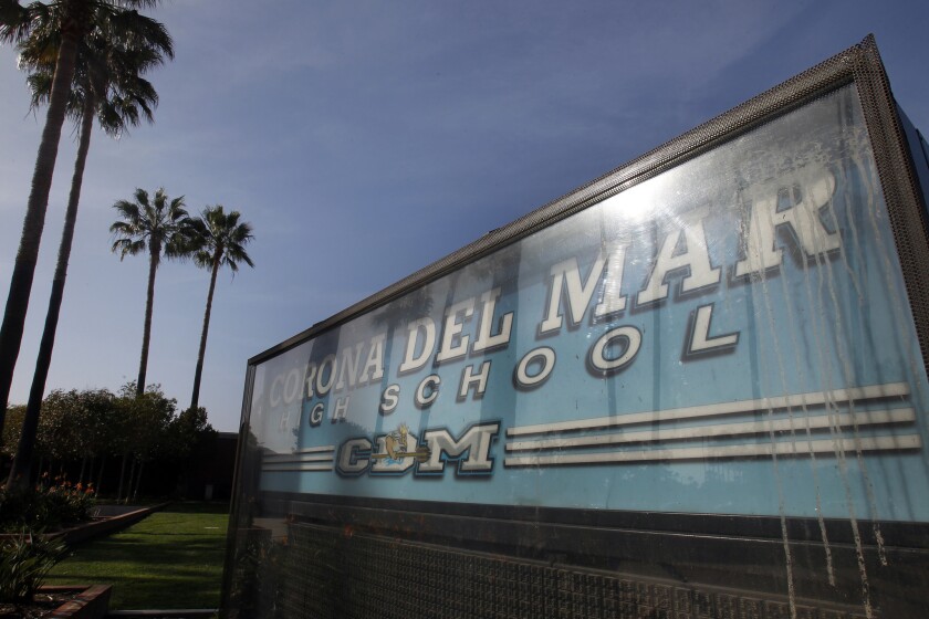Officials at Corona del Mar High School are discouraging an NFL-style "prom draft" through which male students select dates, sometimes buying higher draft selections.